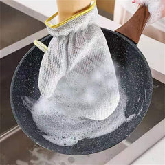 Dishwashing Cleaning Gloves – Waterproof & Durable Reusable Kitchen Gloves for Washing Dishes, Skin-Friendly, Anti-Hot, One Size (One Pair) Gardino